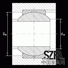 關(guān)節(jié)軸承 GE10-PB, 根據(jù) DIN ISO 12 240-1 標(biāo)準(zhǔn)，尺寸系列 K，需維護(hù)