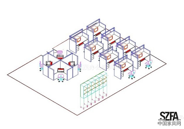 辦公家具設(shè)計(jì)圖紙